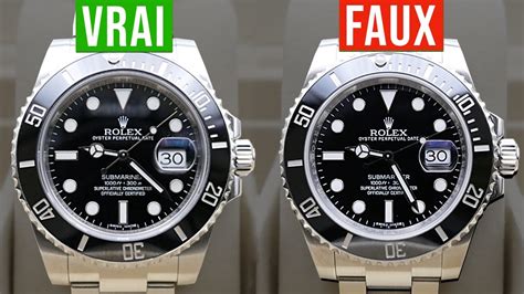 VRAIE vs FAUSSE Rolex Submariner, comment repérer les 